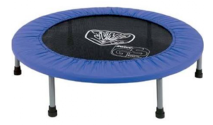 Mini trampoline geeft energie